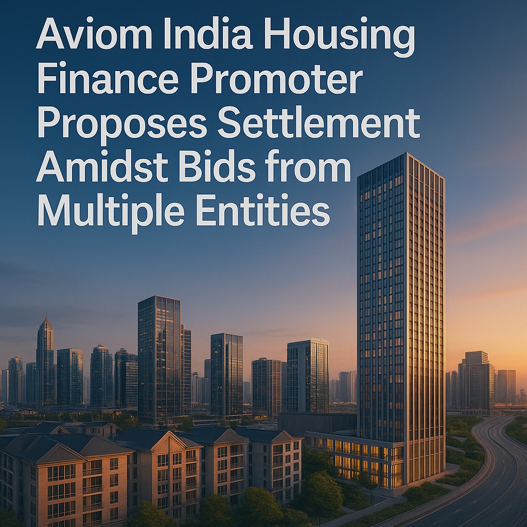 Aviom India Housing Finance Promoter Proposes Settlement Amidst Bids from Multiple Entities