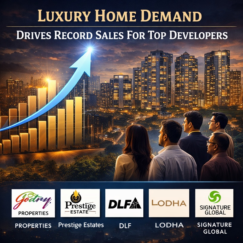 Top 5 Realty Firms Report 20 Increase In Sales Bookings