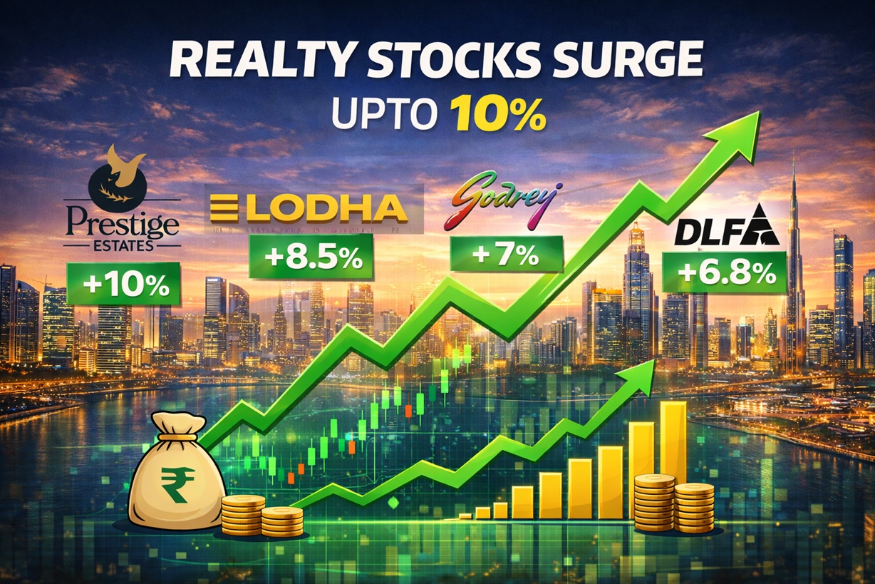 Factors Behind The Surge In Realty Stocks Today