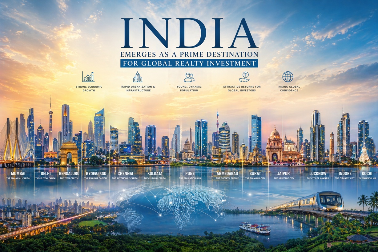 India Emerges As A Prime Destination For Global Realty Investment