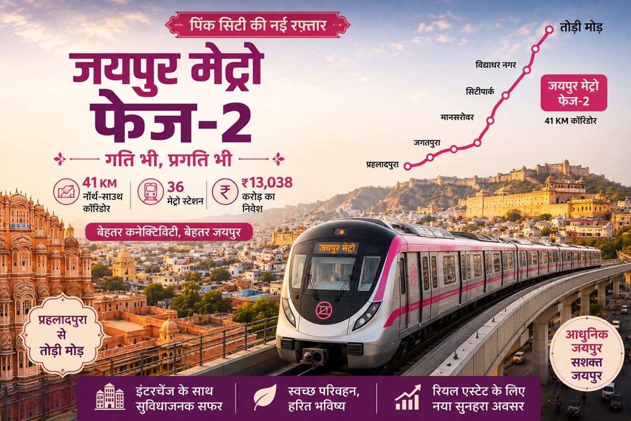 Jaipur Metro Phase 2: A Catalyst For Real Estate Growth