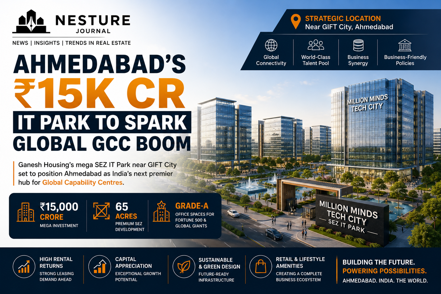 Ahmedabad 15k Crore IT Park Near GIFT City