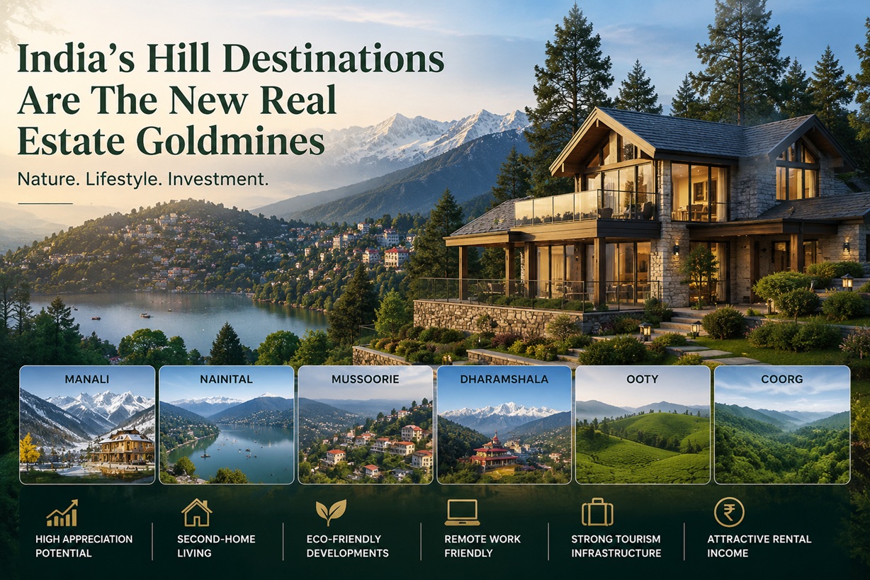 Emerging Hill Towns In India For Real Estate Investment