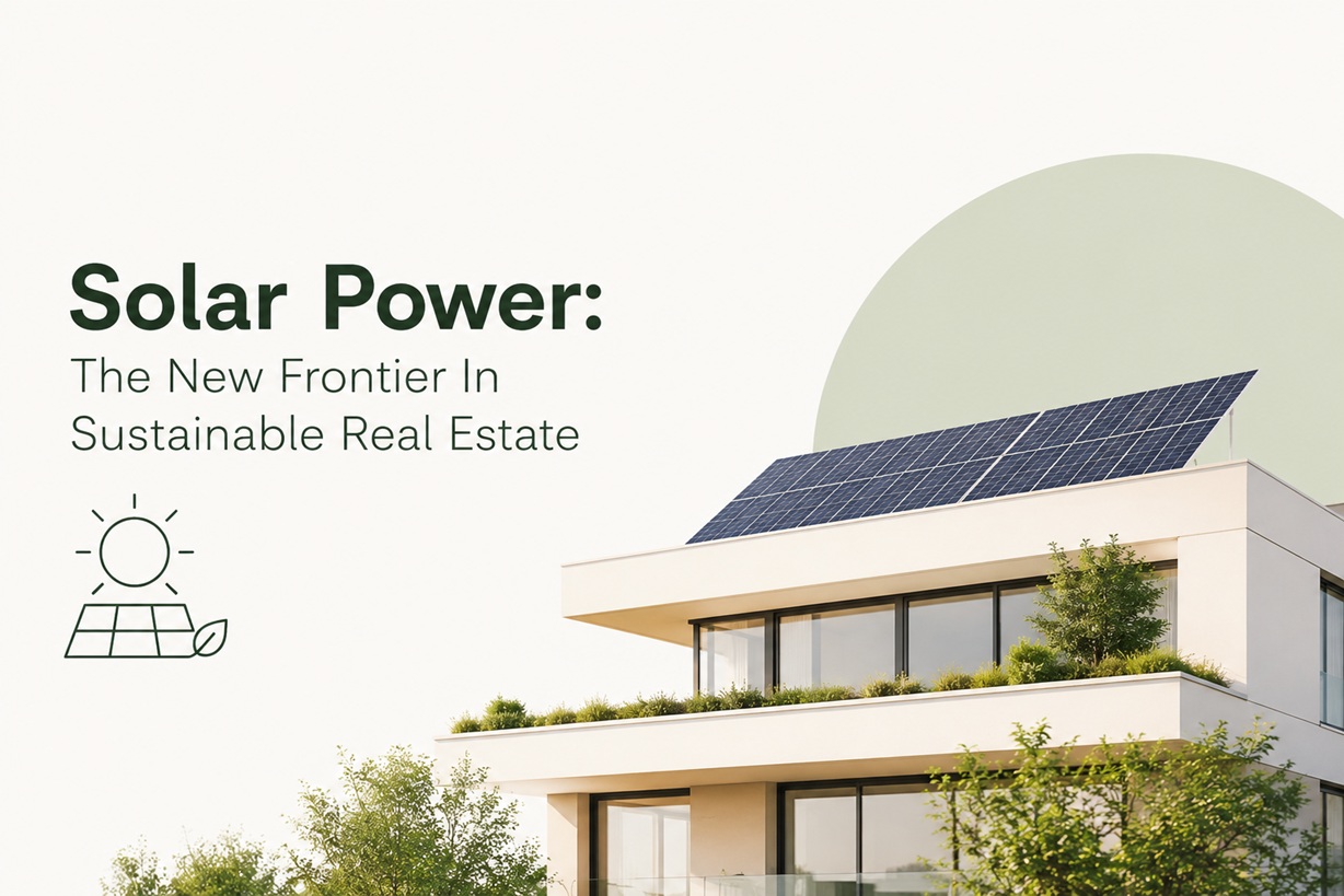 Solar Power: The New Frontier In Sustainable Real Estate